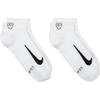 Nike Multiplier Low Golf Quarter Socks (2 Pairs) 'White' Men's CV2617-100