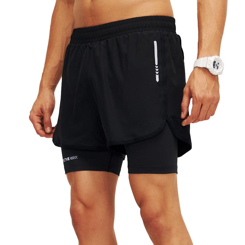 Men's Quick-Dry 2-in-1 Anti-Embarrassment Sports Shorts