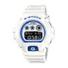 [Casio] G-Shock DW-6900HDS-7A1JF Men's Watch – White/Blue (Luminous Dial)