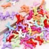 Acrylic Mini Solid Color Cross Knot DIY Beading Phone Chain Patch