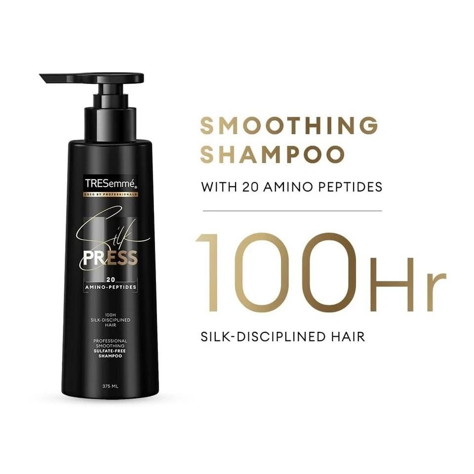 Tresemme Silk Press Smoothing Shampoo (375ml)