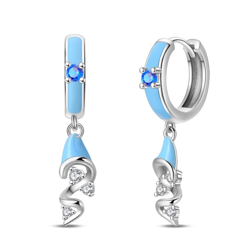 925 Silver Ocean Theme Earrings Dolphin Sea Star Shell Turtle Original Design Fashion Jewelry for Women