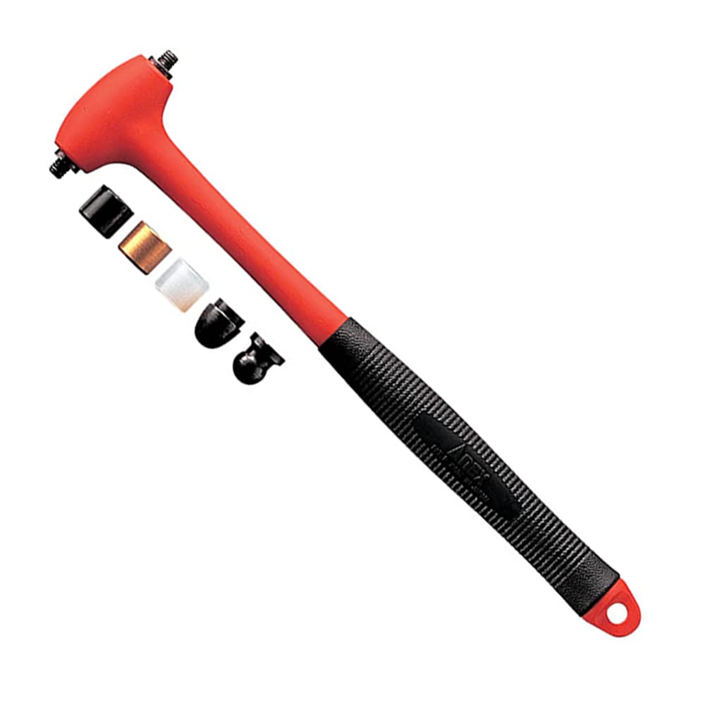 ANEX Mini Hammer, Interchangeable Head Type, Includes 5 Dedicated Heads, 245mm, No. 9013