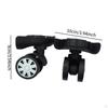 1 Pair Luggage Suitcase Wheels Lightweight Repair Parts Silent Sturdy Multipurpose Easily Install