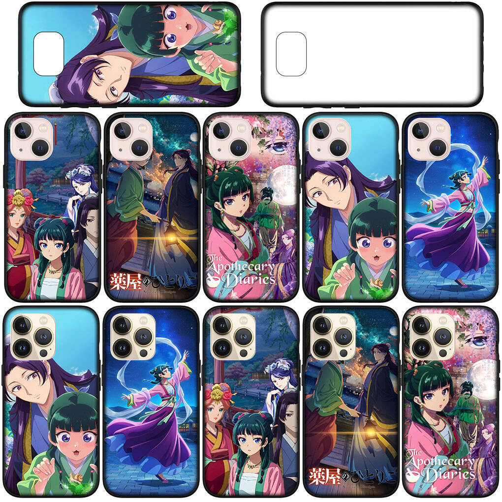 for Motorola Moto Edge 70 60 50 G54 G86 Samsung Galaxy S25 iPhone 17 16 15 Xiaomi Redmi Note 14 Pro Max Phone Case Anime The Apothecary Diaries Cover