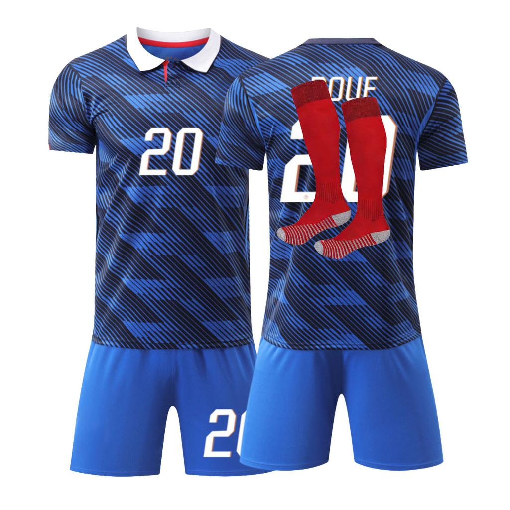 2526 Away Jerseys Sports Team Uniform Set Football Training Suit Set