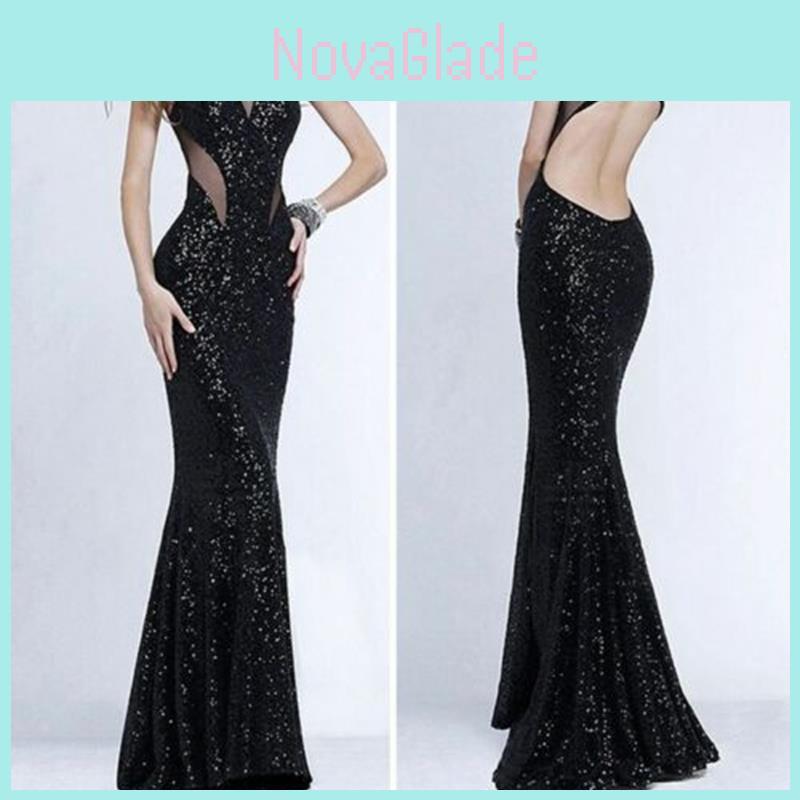 Elegant Women Formal Wedding Bridesmaid Evening Party Long Ball Prom Gown Cocktail Dress
