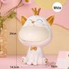 Creative Cat Light Luxury Resin Ornament for Home Decor & Key Storage