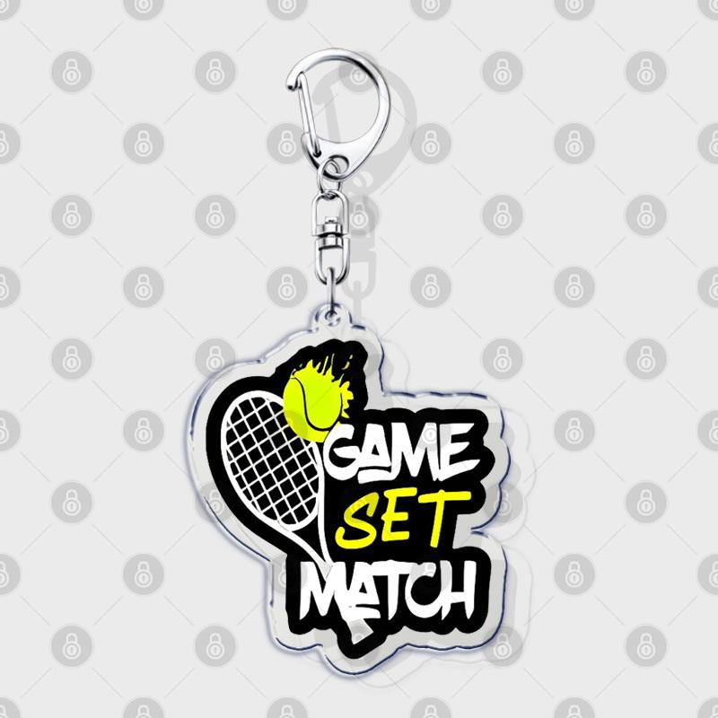 Hobby Sports Lover Tennis Ball Keychains for Accessories Bag I Love Bike Car Keyrings Jewelry Friends Father Boyfriends Gifts
