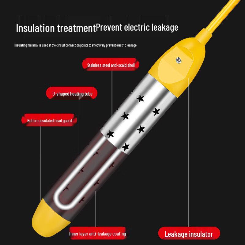 Portable 2000W Electric Immersion Water Heater
