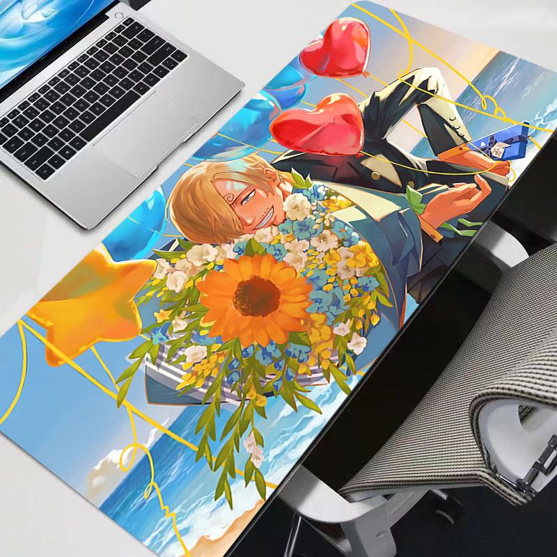 

One Piece Mouse Pad Kawaii Gaming Accessories PC Computer Keyboard Gamer Desk Mat alfombrilla xxl durable anime Mousepad 30x60x0.2cm