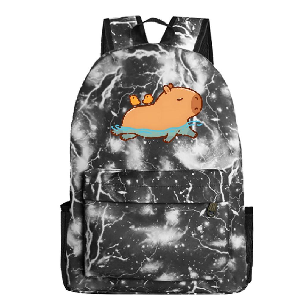 Süßer Rucksack mit Aufdruck von Peripheriegeräten Studentenschulranzen Freizeit-Reise-Rucksack mit großem Fassungsvermögen