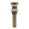 Bathroom Kitchen Sink Drain All Copper Pop Up Sink Drain Non Leakage Stable Sink Drain Hole Free