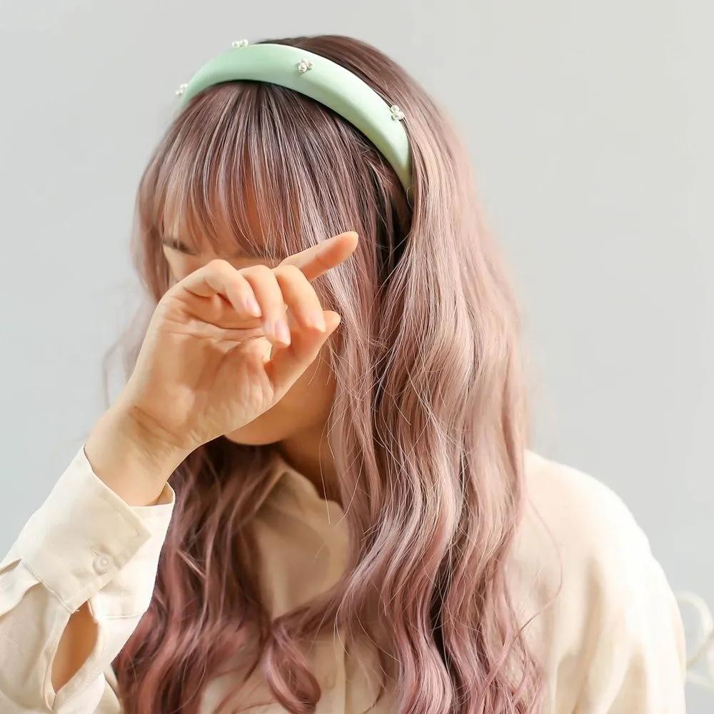 Living Plus Character Accessory Satin Pearl Hairband Mint