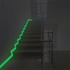 Green Luminous Tape Self Adhesive Glow in The Dark Stickers Stage Decorative Luminous Fluorescent Tape Warning Stickers 4*200cm.