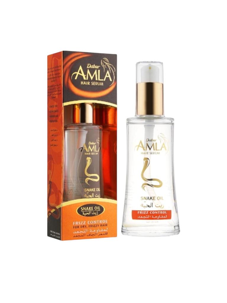 Dabur Amla Hadí olej Vlasové sérum Kontrola krepatění 50ml Sérum na vlasy s hadím olejem DABUR AMLA Kontrola kudrnatých vlasů