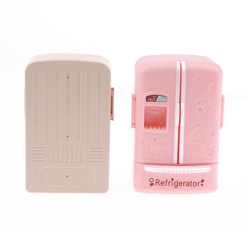 

Пластиковый миниатюрный холодильник 1:12 имитация холодильника, модель ремесленной мебели, модель кукольного дома, аксессуары