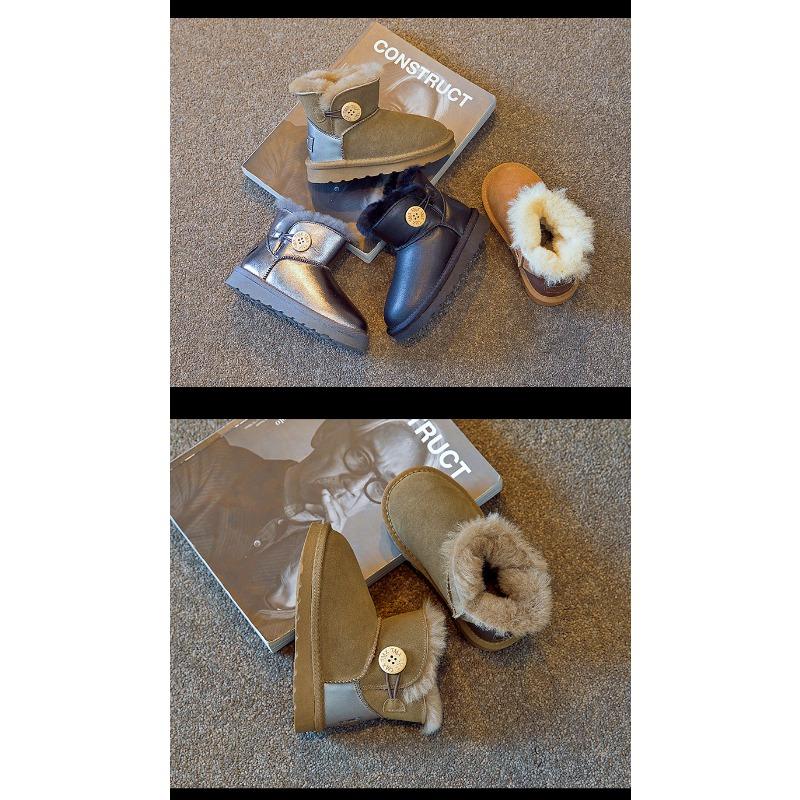 Детские зимние ботинки новые зимние для девочек с мехом — фото 8