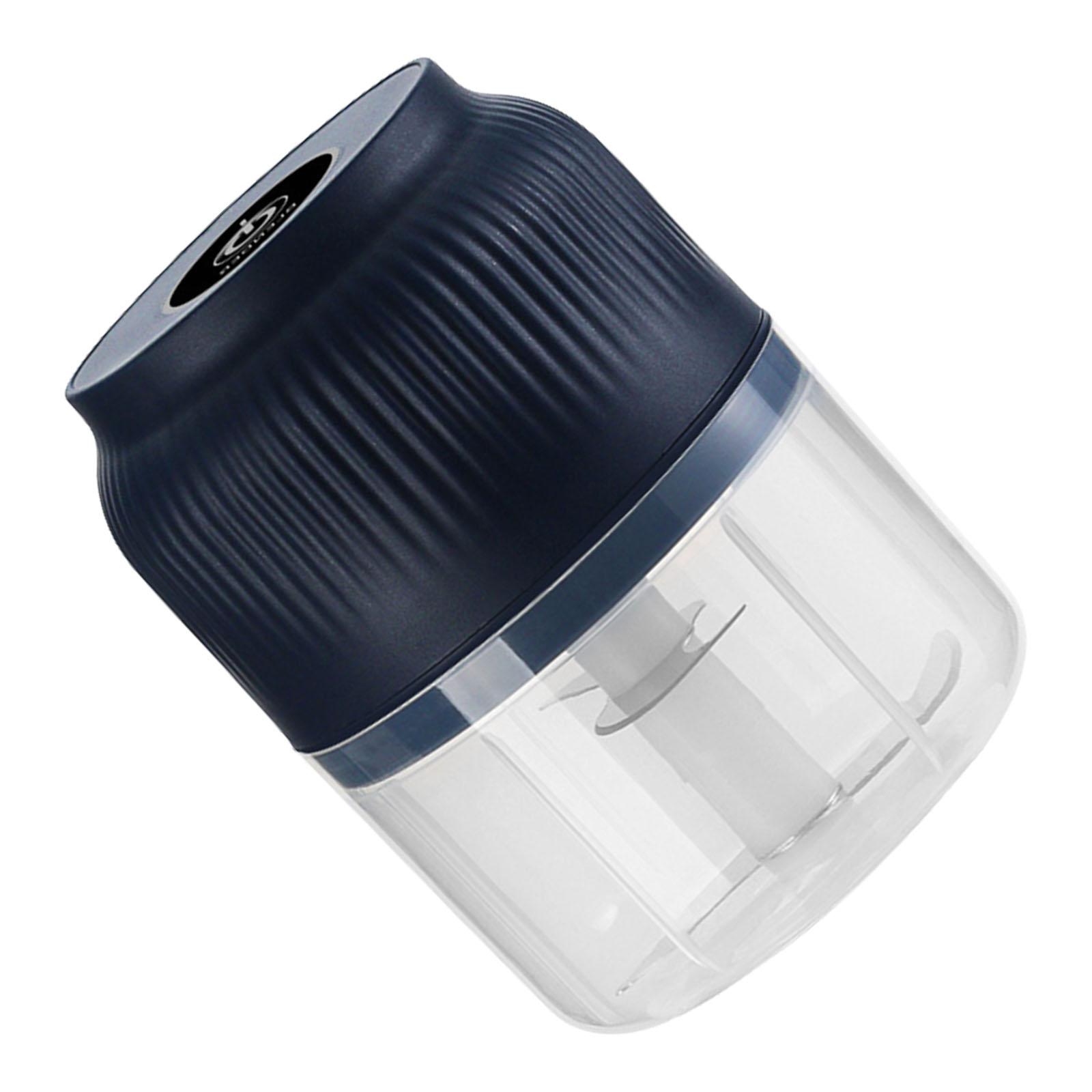 

Электрический измельчитель чеснока, пресс для овощей, 300 мл, измельчитель овощей, толкушка для чеснока, инструмент для измельчения продуктов синий