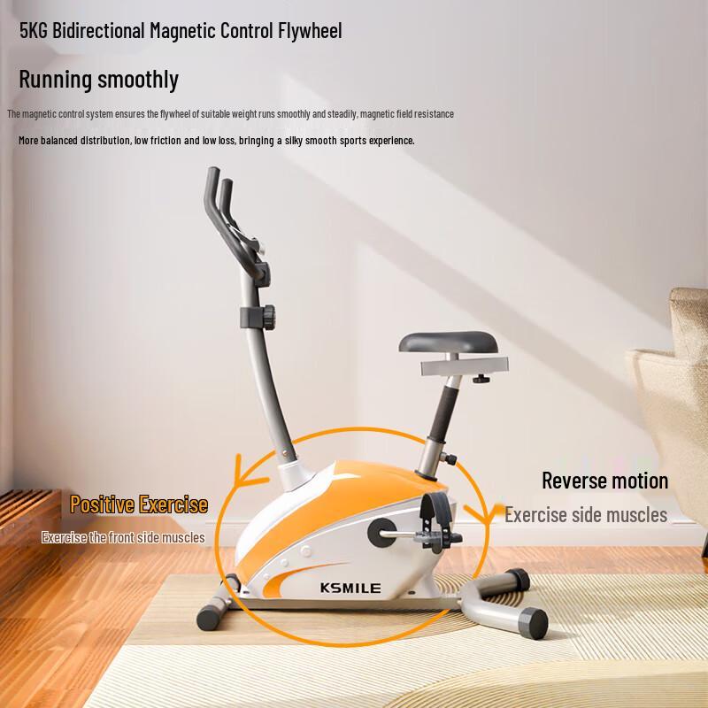 KangLeJia K8502 Compact Magnetic Upright Exercise Bike CN plug (adapter included)