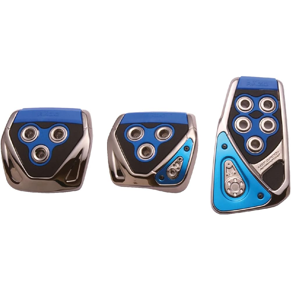 Carmate Razo GT Spec MT-S Carbon Pedal Set Blue Compatible with Cresta and Others