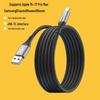240W Dual USB-C Fast Charging Cable with LED Light for Apple, Android, Huawei Devices.