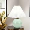 LED Nordic Pleated Table Lamp Lustre DIY Foldable USB Art Atmosphere Bedroom Desk Bedside Night Light Home Decorate Table