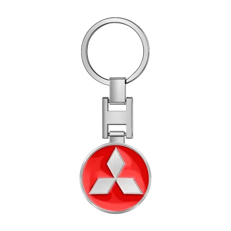 knpc3 Car Key Chain Keyring Pendant Auto Interiors Accessories Emblems For Mitsubishi Pajero Outlander L200 EVO Montero Lancer 9 10 EX