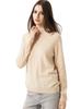 Women's Seamless Half-High Collar Base Layer Shirt, 30% Down, Warm for Autumn/Winter, Basic Pullover Top