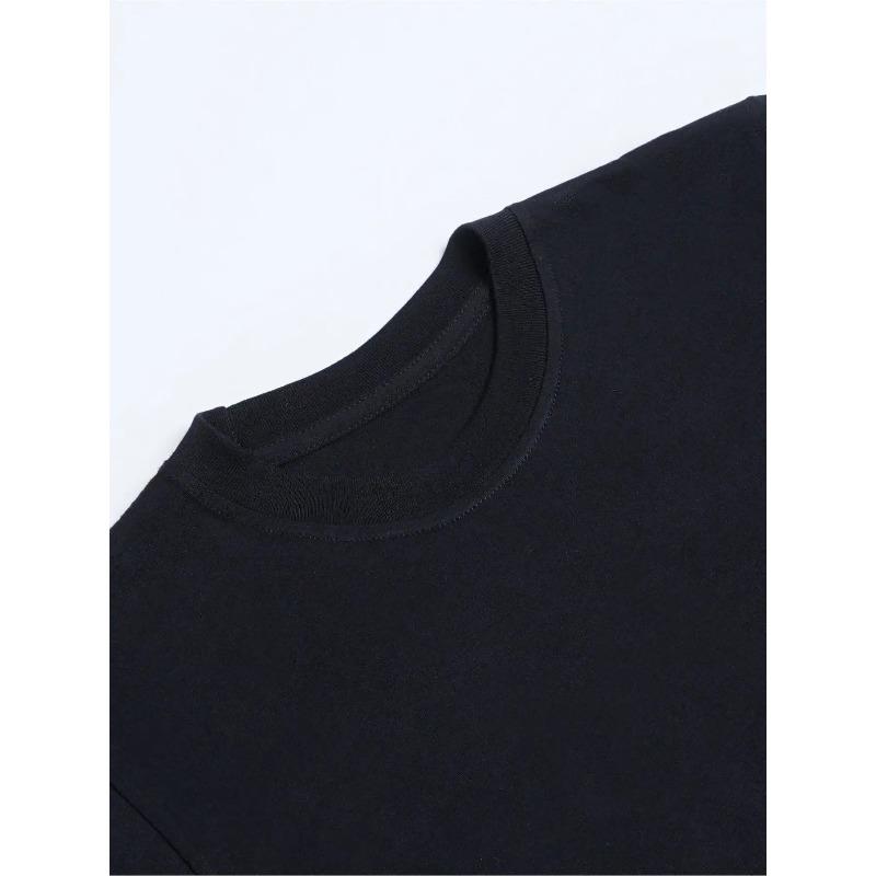 Europäische Größen Lustiges "Wenn du versuchst, mir Angst zu machen, bin ich zu Tode verängstigt vor " Herren T-Shirt - Schwarz mit Weißem Text Humorvolles Grafik-T-Shirt