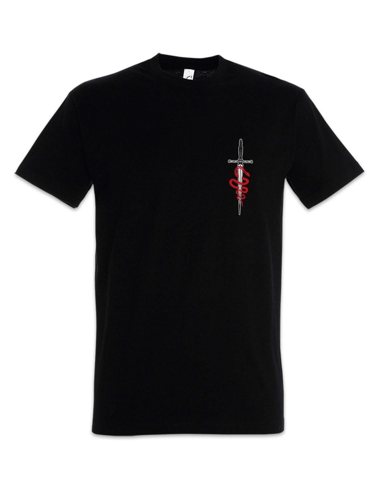 Snake & Knife T-Shirt Dagger Blood Tattoo Artist Oldschool Tattooist 4XL