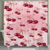 A Sweet Cherry Delight Shower Curtain: Add a Touch of Whimsy and Charm To Your Bathroom with This Adorable Design
