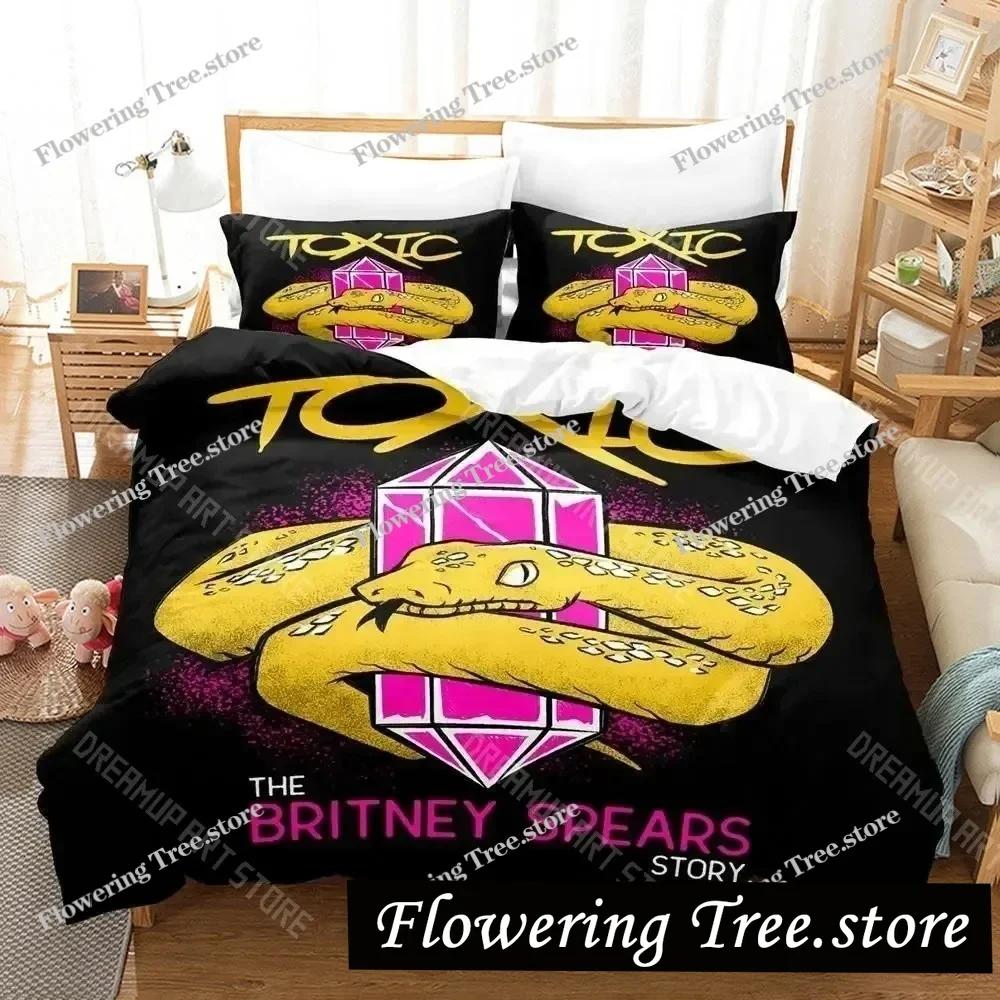 Sexy Britney Spears Bedding Set Duvet Cover Bed Set Quilt Cover Pillowcase Comforter king Queen Size Boys Adult Bedding Set