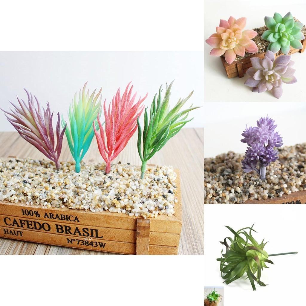 Vividly Colored Mini Artificial Succulents To Brighten Up Any Living Space