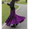 Retro Chinese Women's Fishtail Skirt - Green Velvet, Long Hem, Spring/Autumn/Winter