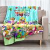 Coperta stampata a tema Numberblocks - Perfetta per divano, letto, viaggi e uso all'aperto | Lavabile in lavatrice, accogliente e resistente.