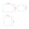 6pcs Screen Protector for Camera Tempered Glass Screen Cover 2* Lens Protectors 2* Front Screen Protectors 2* Back Screen Protectors Anti-Scrach