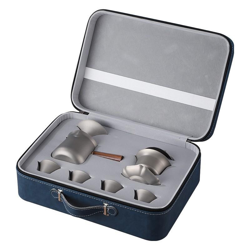 Titanium Tea Infuser Set Portable Gongfu Travel Home Office Gift Light Luxury Chinese Style