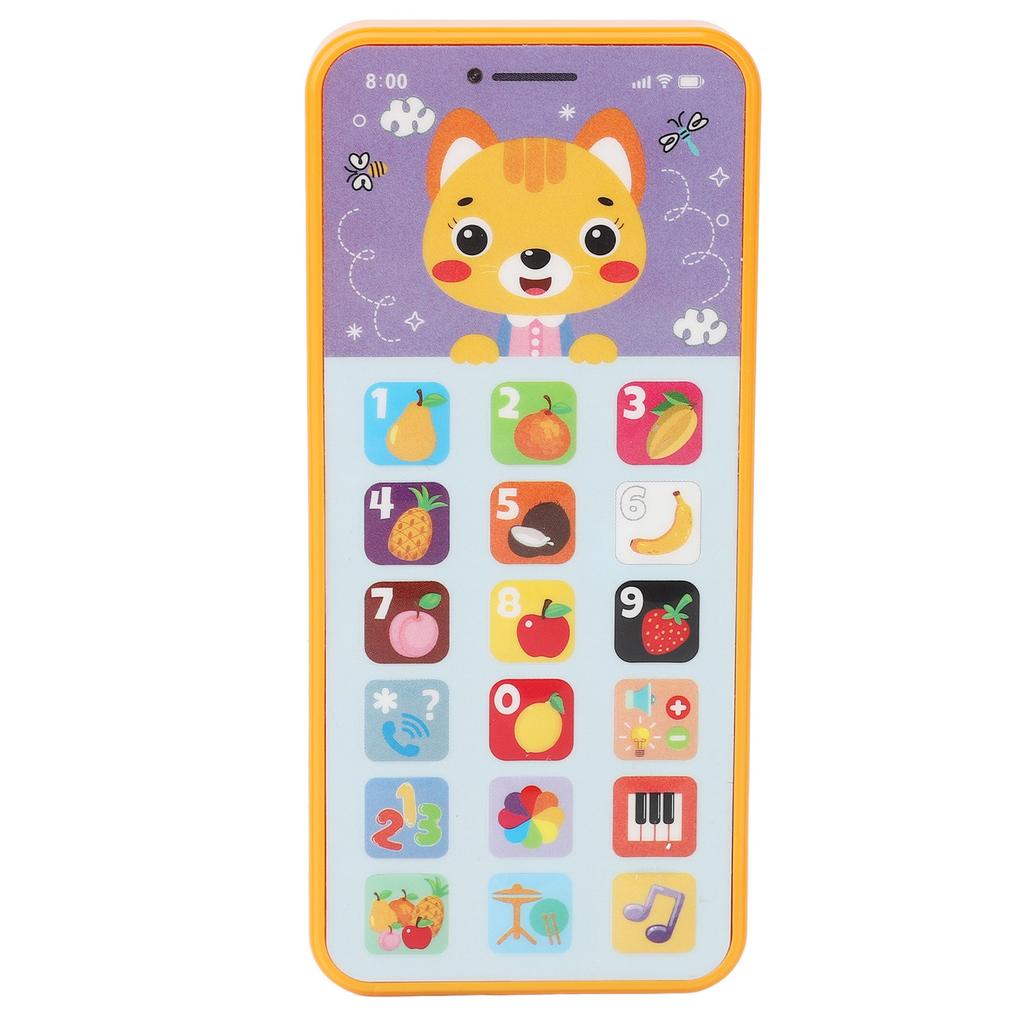 Baby Cell Phone Toy 18 Buttons 6 Modes USB Charging Multifunction Early Education Simulation Phone
