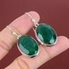 Faceted Zambian Emerald Earring 925 Sterling Silver Earrings Birthstone Earring Designer Jewelry Handmade Gemstone Earrings Gifts For Mother