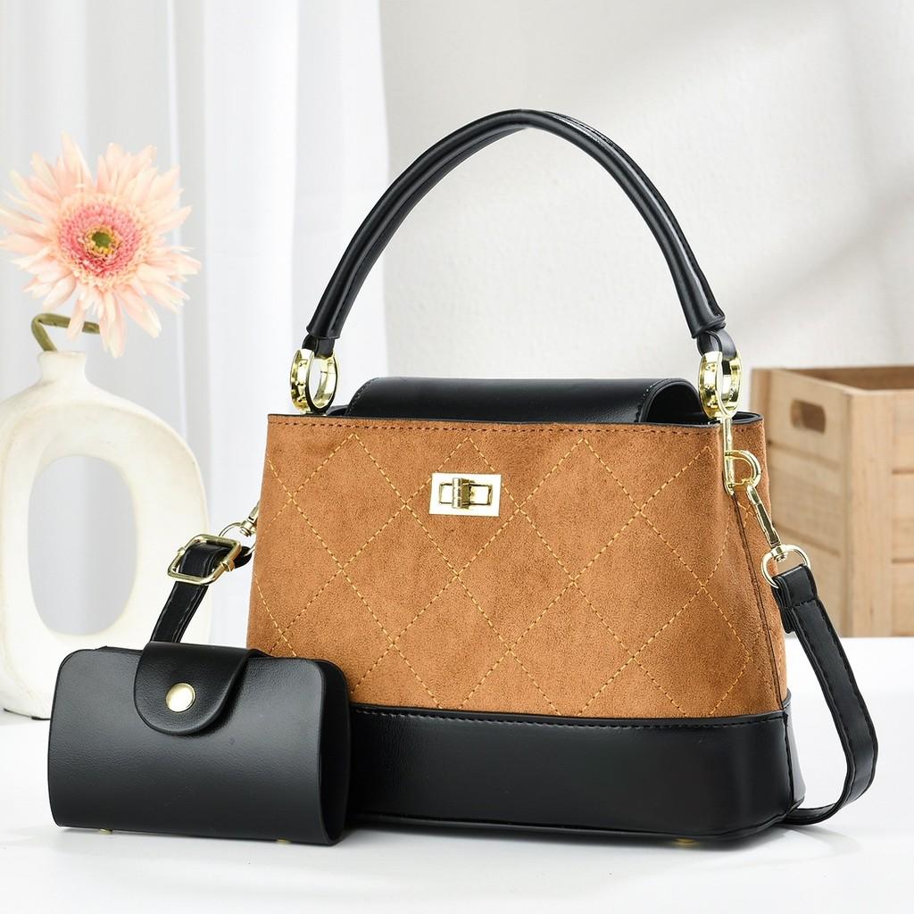Classic Mini Pu Water Bucket Handbag With Zipper Pocket For Casual Outings