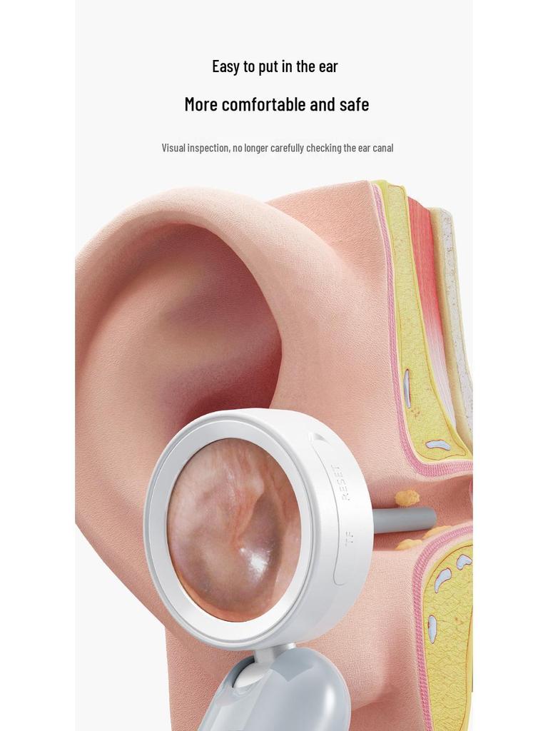 Tragbares Ohr- und Rachenendoskop mit Smart-Display