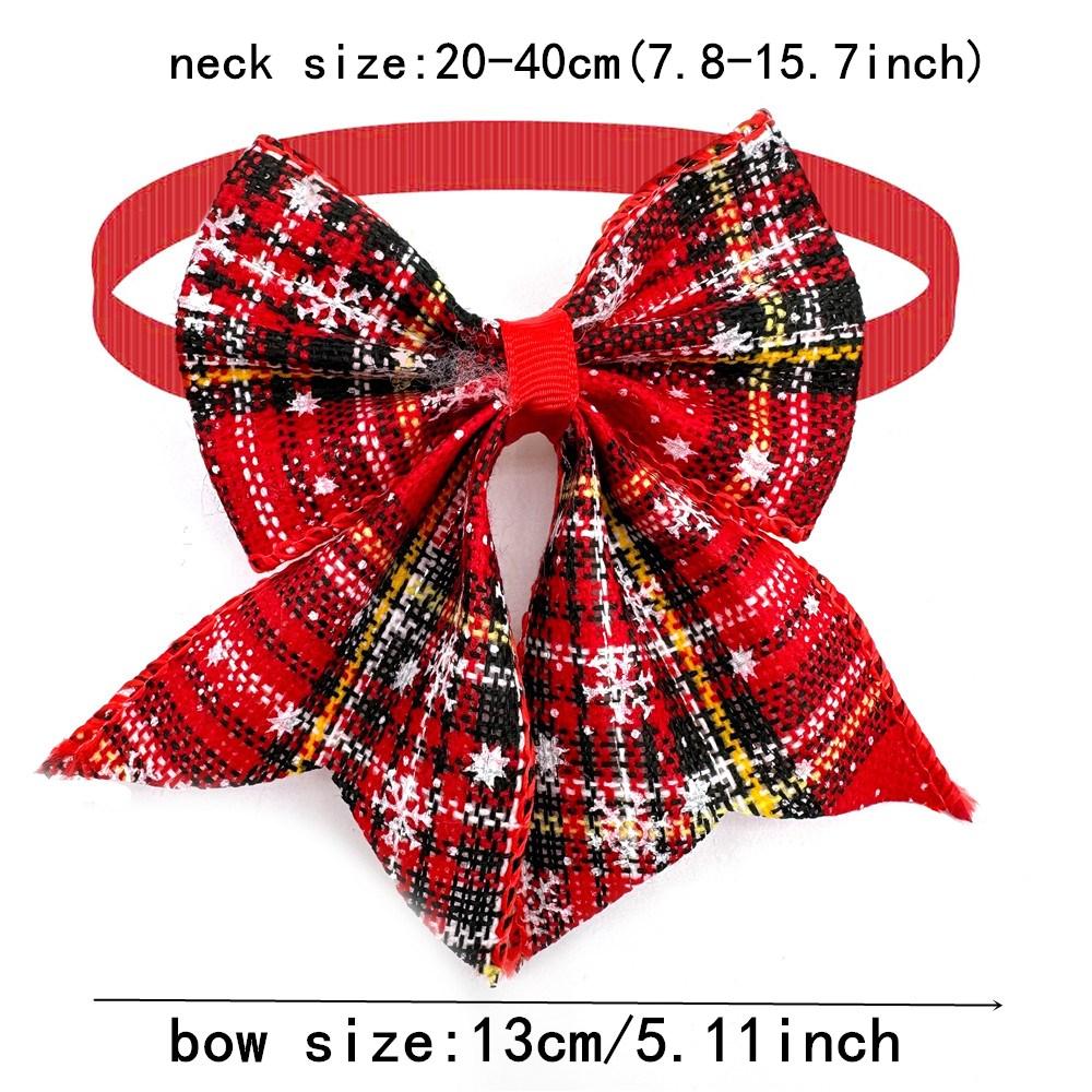 50/100pcs Christmas Pet Puppy Ties Dog Accessories for Pet Dog Bowties Pets Supplies Dog Grooming Product Dog Bow Ties Neckties