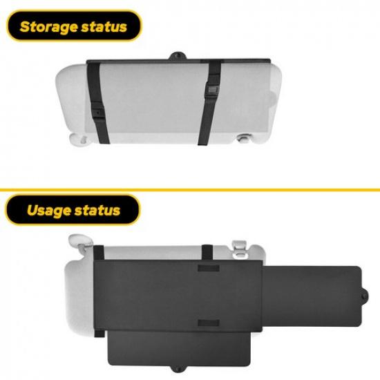 Car Sun Visor Extension Extender Shield Truck Front Side Window Shade Anti Glare