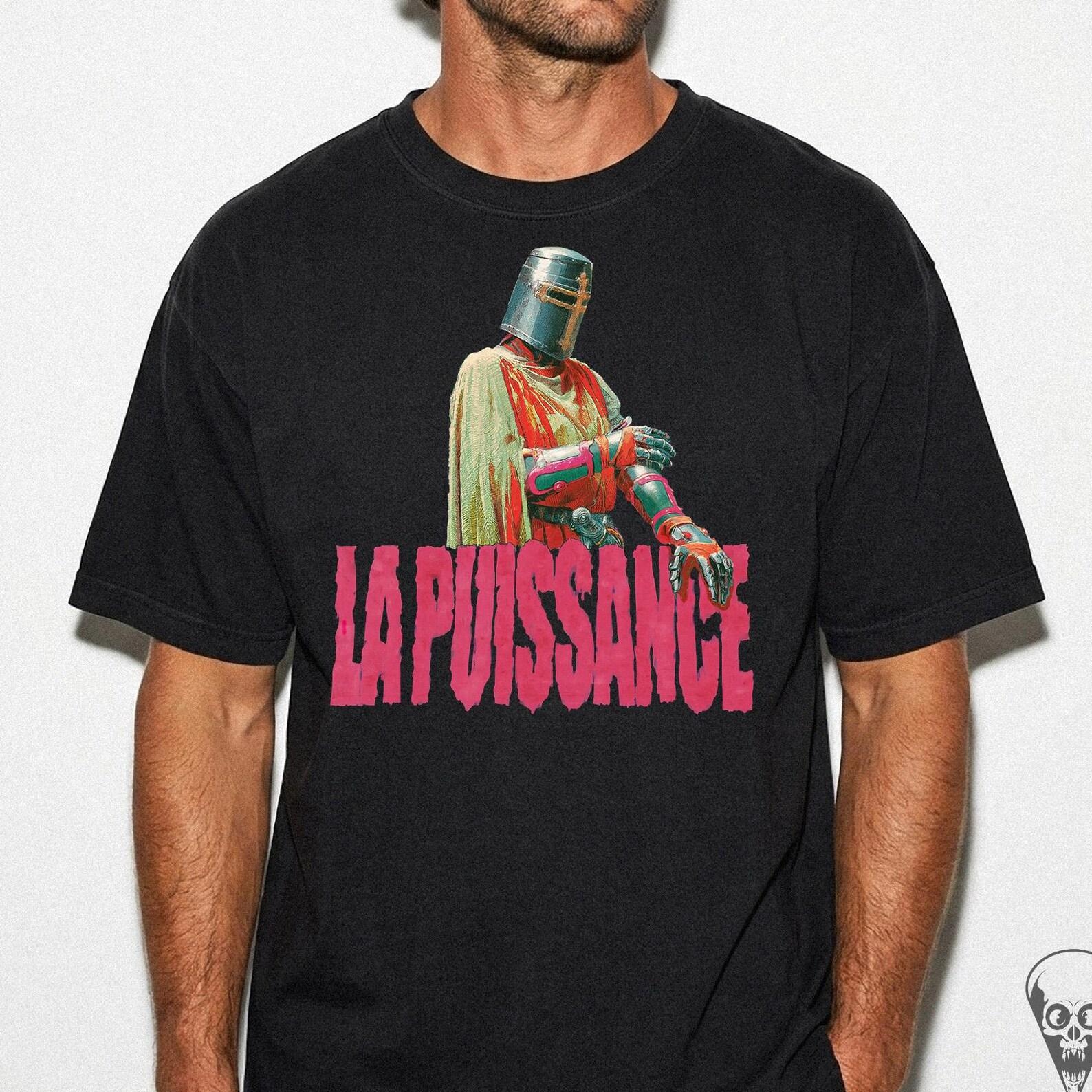Medieval Knight Shirt, Weirdcore Grunge Templar Shirt S