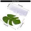 Q1FD Green Artificial 3D Print with Suction Cup for Terrarium Hideouts Home Decors