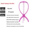 90g Plastic Wig Stand for Hairdressing and Styling