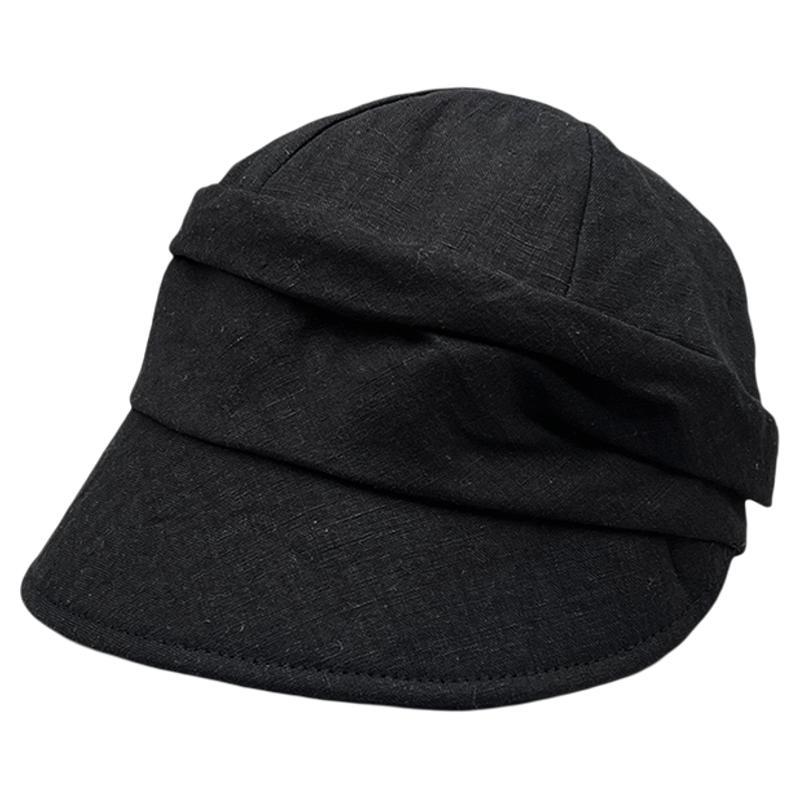 Japanese Retro Pleated Basin Hat Women'S Spring And Summer Temperament Shows Small Face Versatile Thin Fisherman Hat