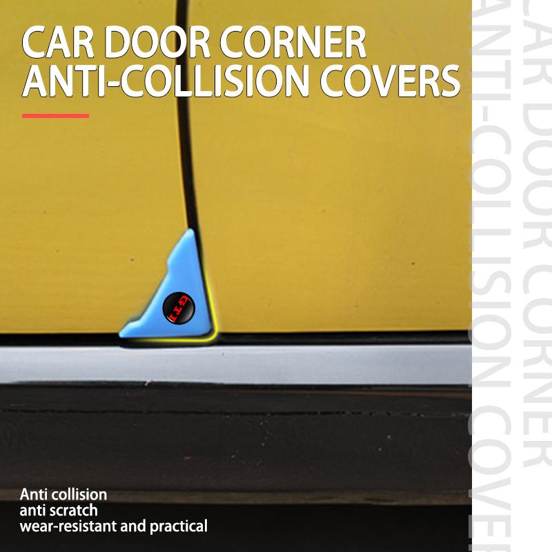 CUP1 Car Door Scratch Protector Silicone Anti-collision Covers For Volkswagen VW GTI Tiguan Passat B5 B6 B7 CC Jetta MK5 MK6 Polo