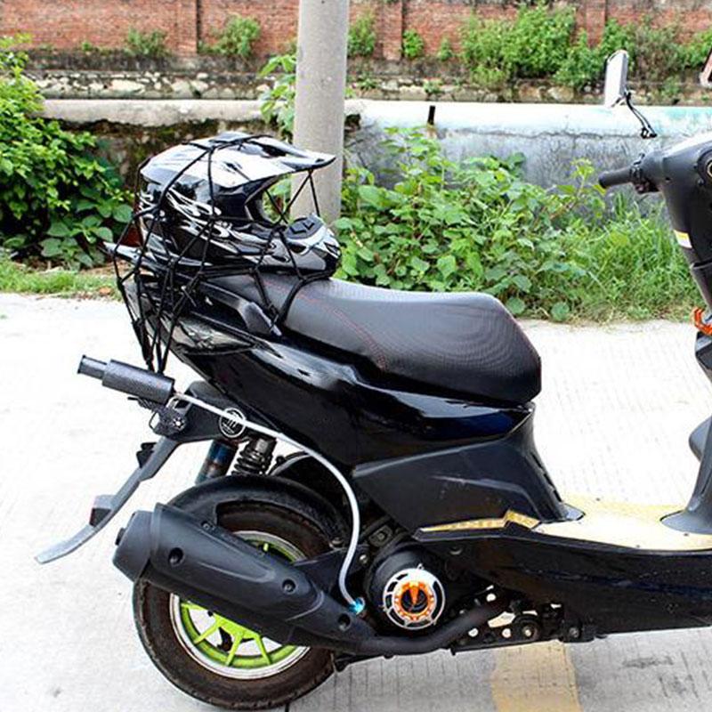 Motorcycle Helmet Net Mesh Web Cargo Luggage Net Elastic Bungee Cord Bike Moto Accessories Hold Down Fuel Tank String Bag